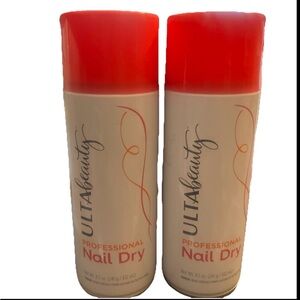 Ulta Beauty Nail Dry Spray in Red and White